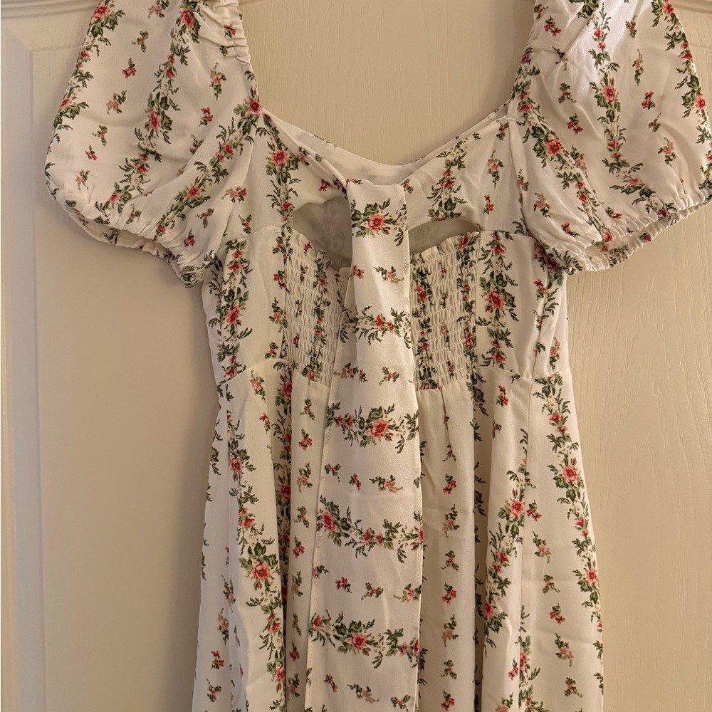 Moonsea Cream Puff Sleeve Sundress - Picture 8 of 11